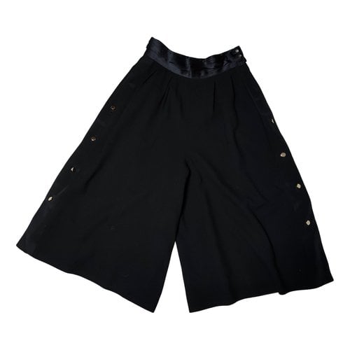 Pre-owned Dior Wool Short Pants In Black
