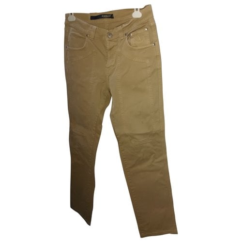 Pre-owned Jeckerson Trousers In Beige