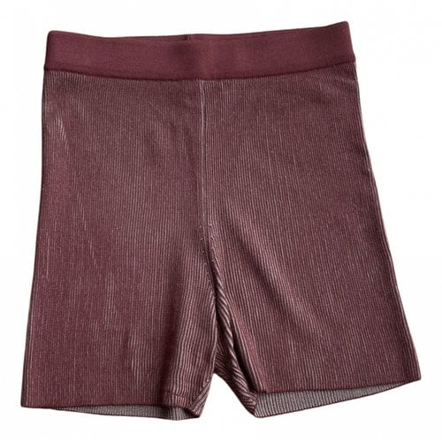 Pre-owned Jacquemus Mini Short In Brown