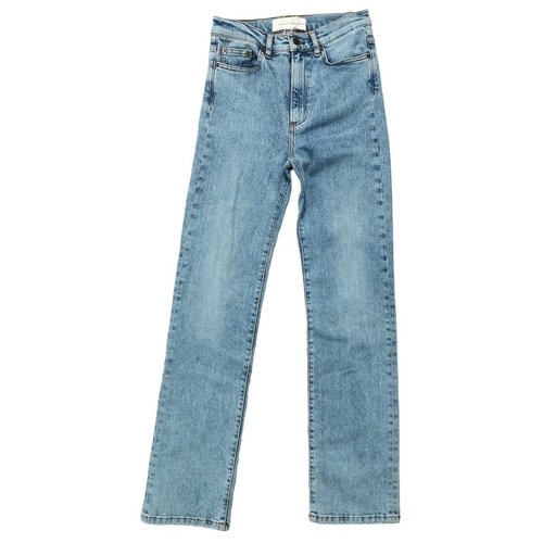 Pre-owned Jeanerica Straight Jeans In Blue