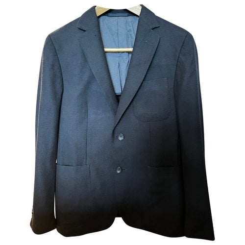 Pre-owned Z Zegna Wool Jacket In Blue