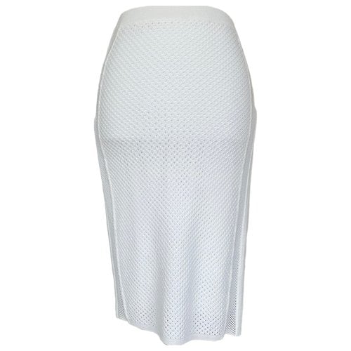 Pre-owned Zuhair Murad Mid-length Skirt In White