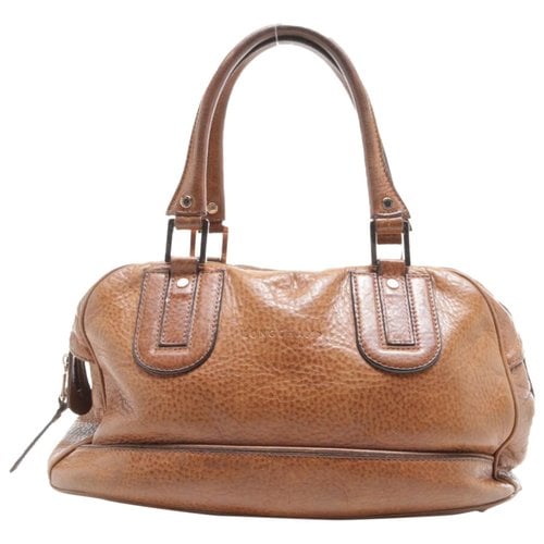 Pre-owned Longchamp Leather Bag In Brown