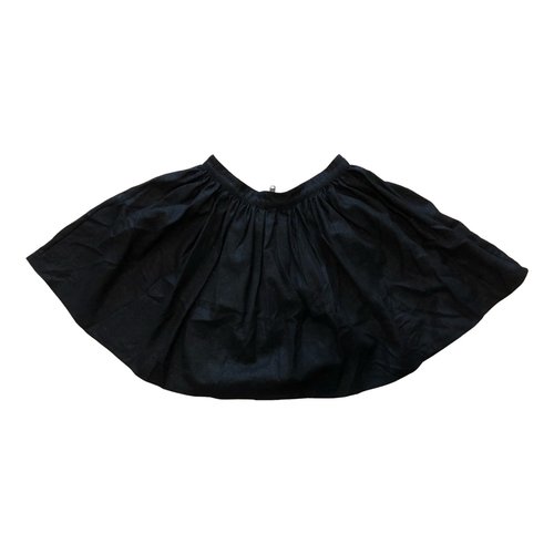 Pre-owned Mauro Grifoni Wool Mini Skirt In Black