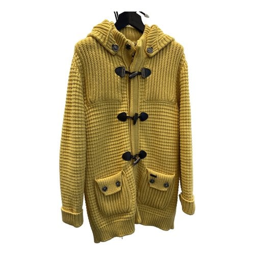 Pre-owned Bark Wool Pull In Yellow
