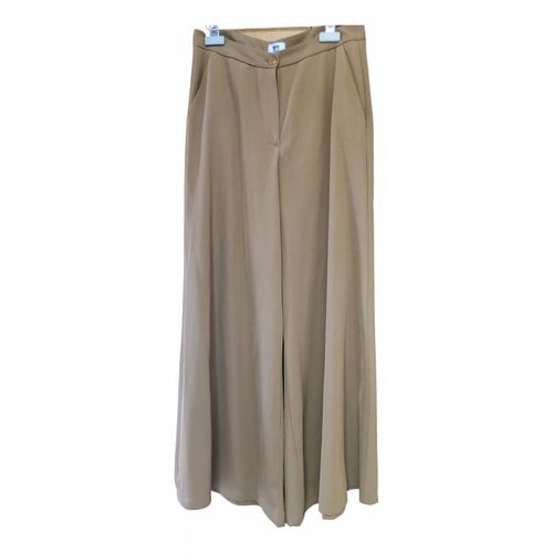Pre-owned Kate By Laltramoda Large Pants In Camel