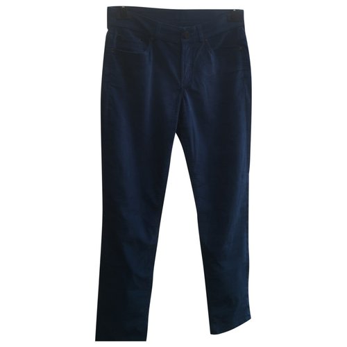 Pre-owned Loro Piana Trousers In Turquoise