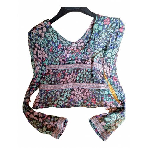 Pre-owned Cacharel Silk Top In Multicolour