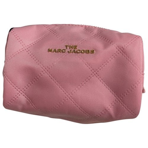 Pre-owned Marc Jacobs Cloth Travel Bag In Pink