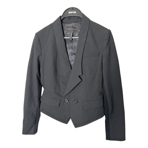 Pre-owned Bcbg Max Azria Suit Jacket In Black