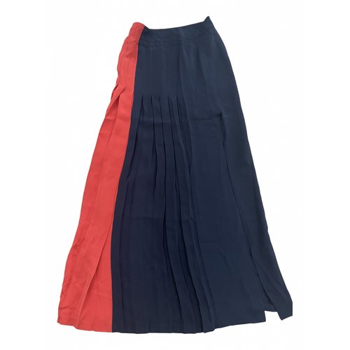 Pre-owned J Mendel Silk Skirt In Multicolour