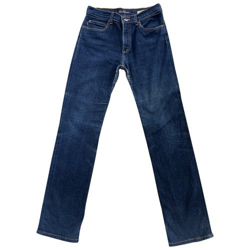 Pre-owned J Brand Straight Jeans In Blue