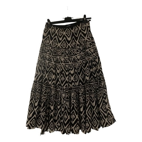 Pre-owned Lauren Ralph Lauren Maxi Skirt In Beige