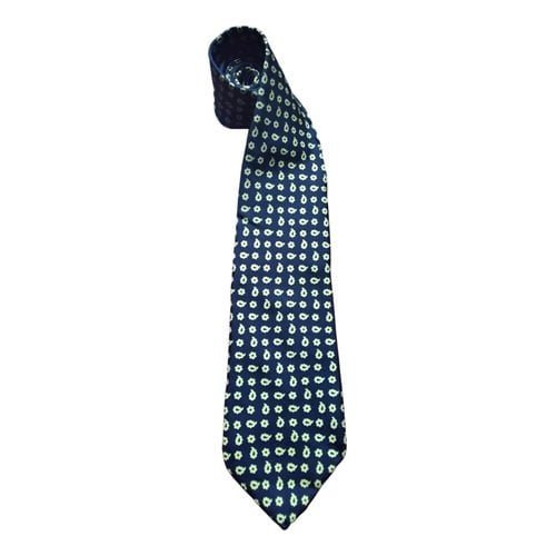 Pre-owned Pierre Cardin Silk Tie In Black