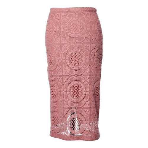 Pre-owned Burberry Mid-length Skirt In Pink