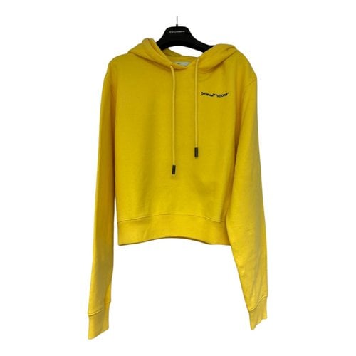 Pre-owned Off-white Sweatshirt In Yellow