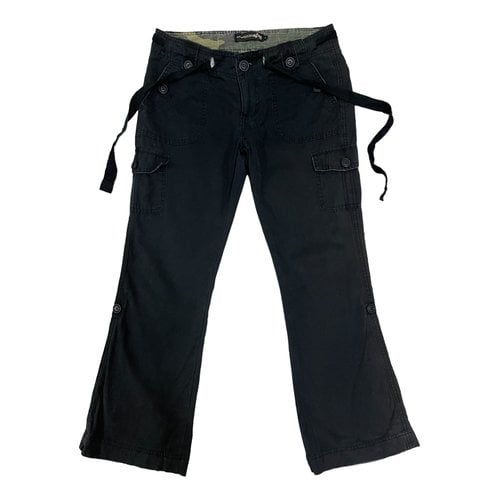 Pre-owned Alpha Industries Trousers In Black