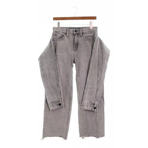 Pre-owned Alexander Wang Jeans In Grey