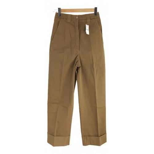 Pre-owned Acne Studios Trousers In Camel