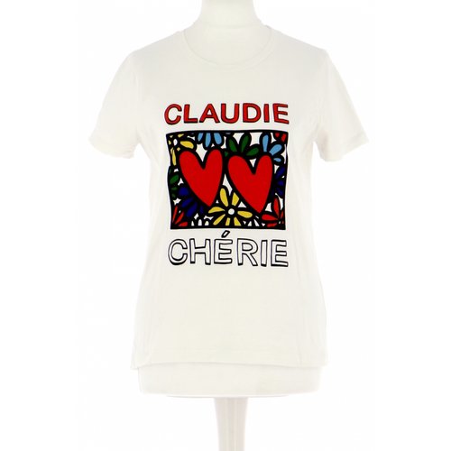 Pre-owned Claudie Pierlot T-shirt In White