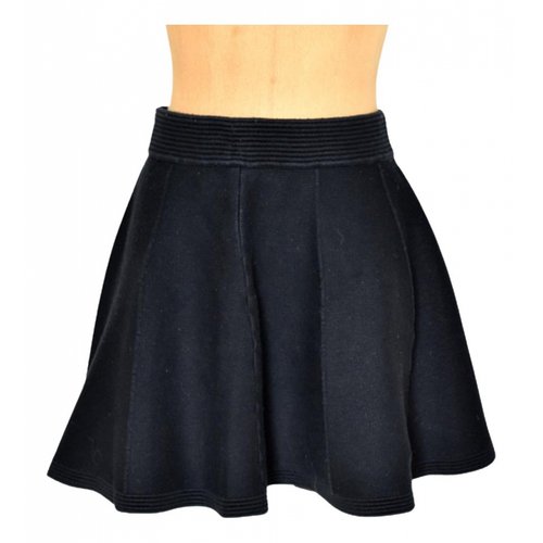 Pre-owned Cynthia Rowley Mini Skirt In Black