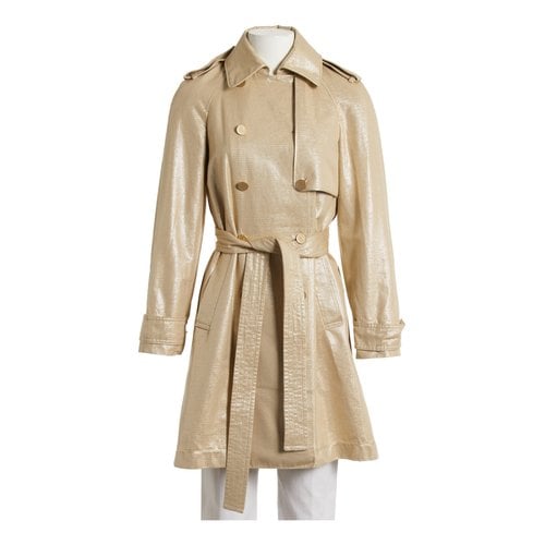 Pre-owned Stella Mccartney Trench Coat In Gold
