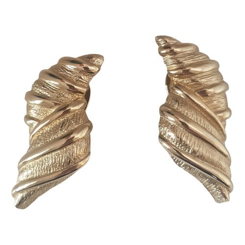 Pre-owned Guy Laroche Earrings In Gold