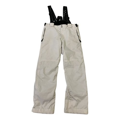 Pre-owned Colmar Trousers In White