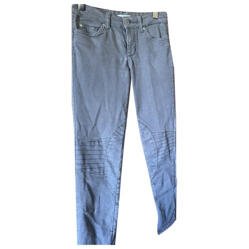 Pre-owned Liujo Slim Jeans In Grey