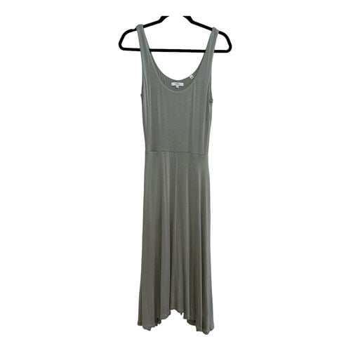 Pre-owned Vince Mid-length Dress In Green