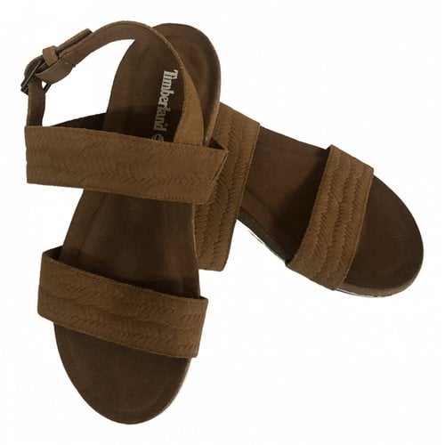 Pre-owned Timberland Sandals In Brown