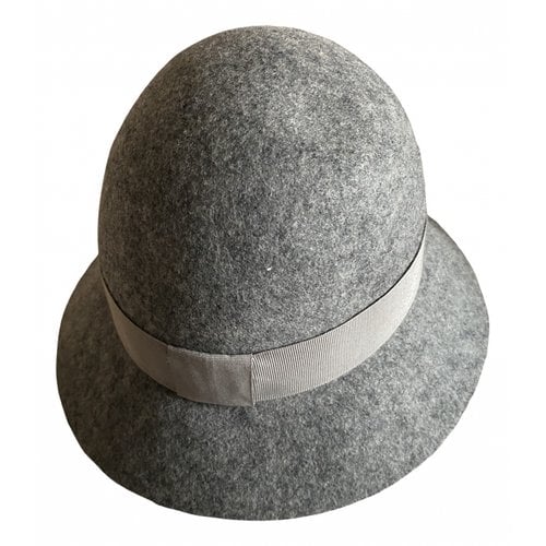 Pre-owned Stella Mccartney Wool Cap In Grey