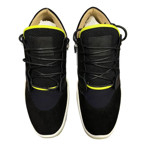 Pre-owned Giuseppe Zanotti Low Trainers In Black