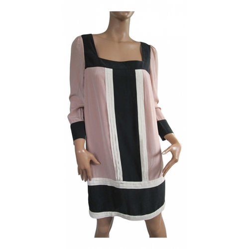 Pre-owned Alice By Temperley Silk Mini Dress In Pink