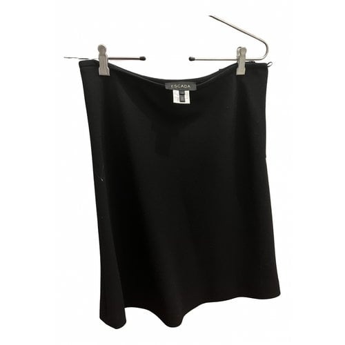 Pre-owned Escada Skirt In Black