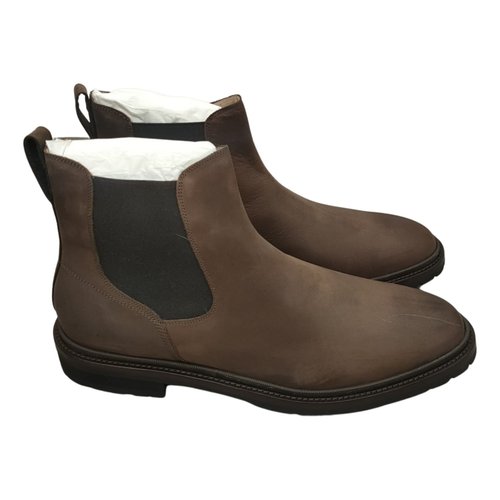 Pre-owned Koio Boots In Brown