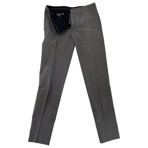 Pre-owned Armani Exchange Slim Jean In Grey