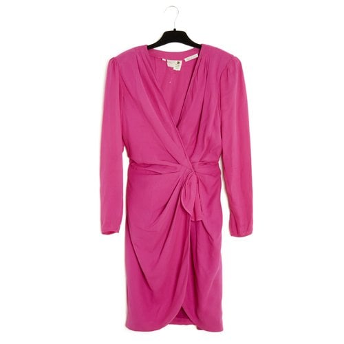 Pre-owned Emanuel Ungaro Wool Mid-length Dress In Pink