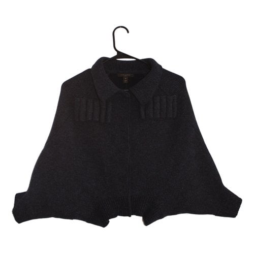 Pre-owned Louis Vuitton Cashmere Cardigan In Anthracite