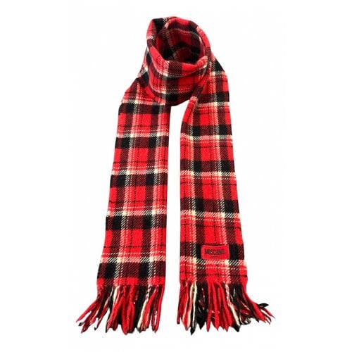 Pre-owned Moschino Scarf & Pocket Square In Red