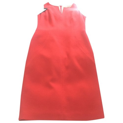 Pre-owned Gio' Guerreri Wool Dress In Red