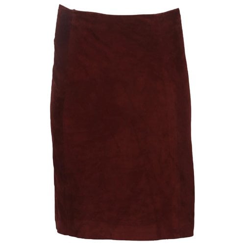 Pre-owned Prada Mini Skirt In Red