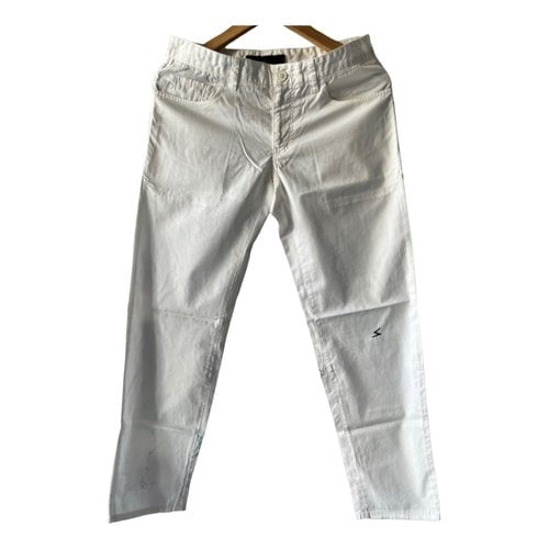 Pre-owned Undercover Straight Pants In White