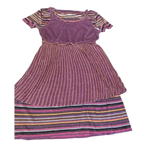 Pre-owned M Missoni Mini Dress In Multicolour