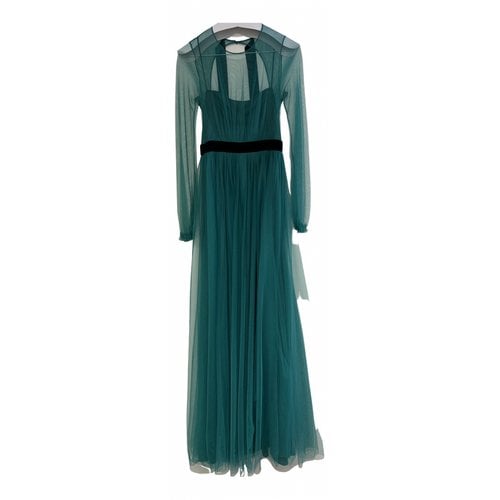 Pre-owned Gilmar Maxi Dress In Green