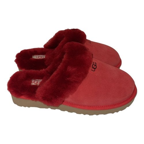 Pre-owned Ugg Sandals In Red