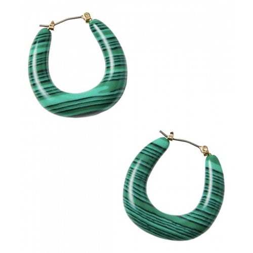 Pre-owned Ann Taylor Earrings In Green