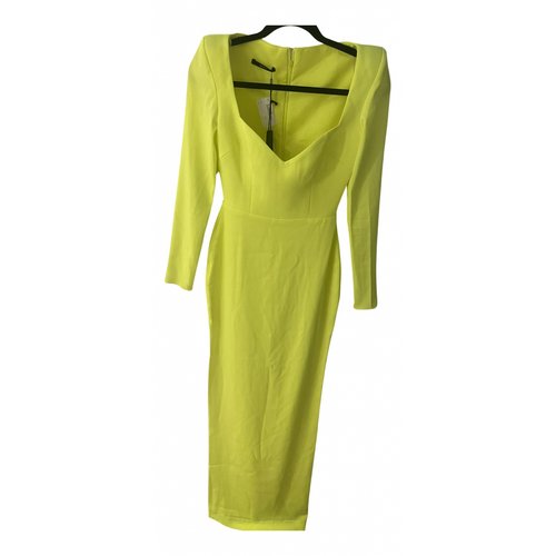 Pre-owned Alex Perry Maxi Dress In Yellow