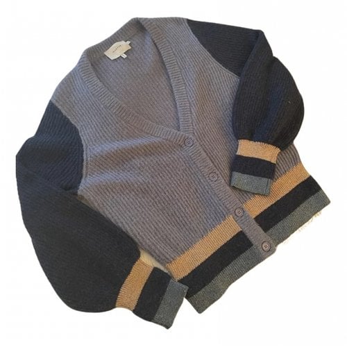 Pre-owned Munthe Wool Cardigan In Blue