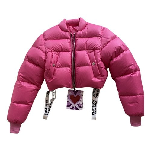 Pre-owned Khrisjoy Puffer In Pink